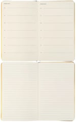Victoria's Journals Monaco Süet Sert Kapak Defter 100Gr. 96 Yaprak 13X21 Cm. Kenar Altın Demir Ve Altın Yaldız Çizgiliı Kırmızı