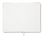 Victoria's Journals Monaco Süet Sert Kapak Defter 100Gr. 96 Yaprak 13X21 Cm. Kenar Altın Demir Ve Altın Yaldızçizgili  Mavi