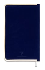 Victoria's Journals Monaco Süet Sert Kapak Defter 100Gr. 96 Yaprak 13X21 Cm. Kenar Altın Demir Ve Altın Yaldızçizgili  Mavi