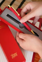 Victoria's Journals Premium-Tükenmez Kalem Kutulu-Kırmızı