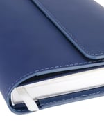 Victoria's Journals Verse-Vegan Deri Organizer Defter A6 Değişebilen İç 120 Gr., 120 Yaprak. Kutulu-Mavi