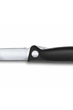 ​​​​​​​​​​​​​​​​​​​​​​​​​​​​​​​​​​Victorinox 6.7803.FB 11cm Siyah Düz Katlanabilir Domates Bıçağı