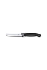 ​​​​​​​​​​​​​​​​​​​​​​​​​​​​​​​​​​Victorinox 6.7803.FB 11cm Siyah Düz Katlanabilir Domates Bıçağı