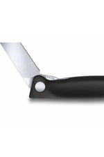 ​​​​​​​​​​​​​​​​​​​​​​​​​​​​​​​​​​Victorinox 6.7803.FB 11cm Siyah Düz Katlanabilir Domates Bıçağı