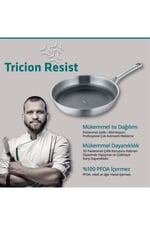 099208 Tricion Pro Paslanmaz Çelik Tava 24cm