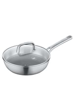 099218 Tricion Pro Paslanmaz Çelik Wok Tava Kapaklı 26cm