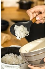 10 Parça Silikon Spatula Pilav Kaşığı Maşa Fırça Servis Takımı