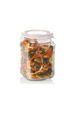 3'lü Kare Cam Kavanoz 1500ml 2000ml 3000ml