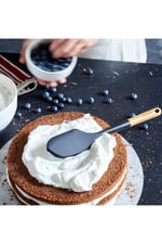 6 Parça Silikon Spatula Pilav Kaşığı Kevgir Spatula Fırça Servis Takımı