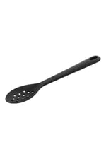 9 Parça Silikon Spatula Fırça Kaşık Kevgir Kepçe Makarna Kaşığı Servis Seti Siyah