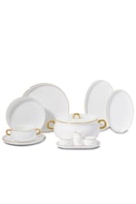 Aşiyan Collection 58 Parça Yuvarlak Yemek Takımı A8548