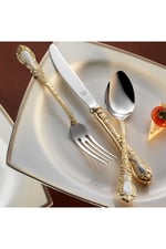 Çırağan Prestige 89 Parça 12 Kişilik Çatal Kaşık Bıçak Takımı Plus-Parlak