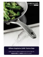 Circulon A1 Serisi ScratchDefense Çizilmez Yapışmaz 3'lü Kızartma Tava Seti - 22CM, 26CM, 28CM