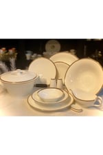 Coupe Paisley Altın Yemek Takımı 60 Parça