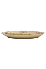 Diana 6 Parça Pasta Börek Salata Sos İkram Seti Vintage Çiçek Desenli Gold Detaylı