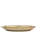 Diana 6 Parça Pasta Börek Salata Sos İkram Seti Vintage Çiçek Desenli Gold Detaylı