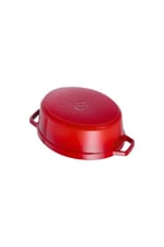 Döküm Oval Tencere 29 cm Kırmızı