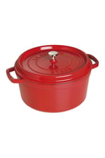 Döküm Tencere Yuvarlak 28 cm Kiraz