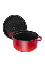 Döküm Tencere Yuvarlak 28 cm Kiraz