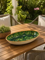 Easy Life Collection's Zanzibar Melamin Oval Derin Salata Meyve Tabağı