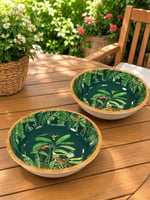 Easy Life Collection's Zanzibar Melamin Yuvarlak 2 li Yemek Tabağı 20,5 cm