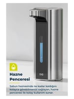 Eko Aroma Pro Akıllı Sıvı Sabunluk Sensörlü -Metalik