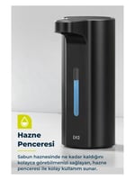 Eko Aroma Pro Akıllı Sıvı Sabunluk Sensörlü - Siyah