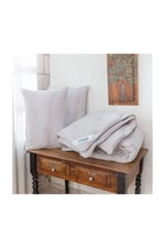 Elegante Organik Cotton Flex Pamuk Penye Yorgan 195x215 Cm Krem