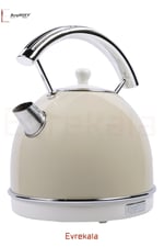 Evrekala Retro Kettle Berghoff Elektrikli Su Isıtıcı -Yetkili Evrekala- Yuvarlak 1.7 Lt