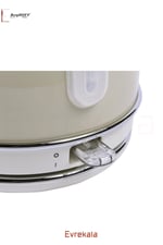 Evrekala Retro Kettle Berghoff Elektrikli Su Isıtıcı -Yetkili Evrekala- Yuvarlak 1.7 Lt