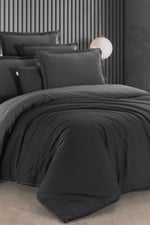 Fancy Stripe King Size Pamuk Nevresim Takımı V14