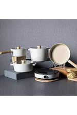 Fika 7 Parça Aluminyum Döküm Tencere Tava Seti