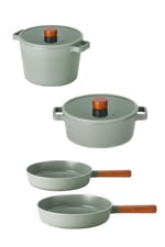 Fika Döküm Gri 6 Parça Set(22CM DRN 24 SIĞ TAVA)