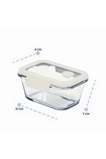 Fika Glace Bej Vakumlu 4 Parça Saklama Kabı 460 ML + 800 ML