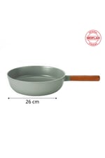Fika Gri 4 Parça Pratik 26 cm Tencere Tava Wok Set