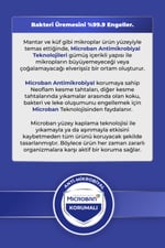 Fika Microban 3'lü Kesme Tahtası Seti - Gri