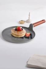 Fika Seramik kaplama Alüminyum Döküm Krep Tava 26Cm Gri