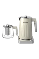 GEM 1.7 Litre Krem Gümüş Kulplu Çay Makinesi