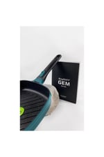 Gem Çıkarılabilir Saplı Stay Cool Izgara Kare Tava Yeşil 24 Cm