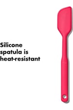 GG Silikon Spatula Kaşık Seti Kırmızı
