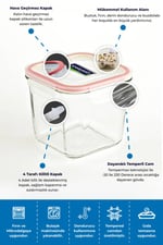 Glasslock 3lü Cam Mama Reçel Saklama Kabı Kilitli Sızdırmaz Kapak 120 ml