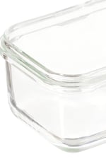 Glasslock Konik Dikdörtgen Cam Saklama Kabı 1700 Ml
