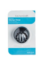 KitchenCraft KCMTIMBLK Soft Touch Mekanik Zamanlayıcı
