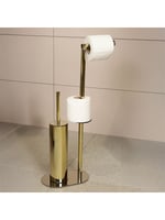 Kobos Hareketli WC Set Yuvarlak Altın KBW-829GL