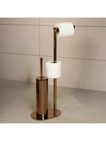 Kobos Hareketli WC Set Yuvarlak Bakır KBW-829RS