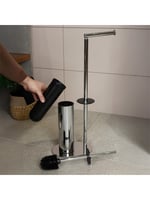 Kobos Hareketli WC Set Yuvarlak Krom KBW-829CR