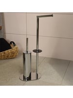 Kobos Hareketli WC Set Yuvarlak Krom KBW-829CR