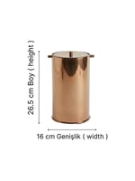 Kobos Nova Çöp Kovası 5l Parlak Bakır KBW-908RS