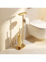 Kobos  Nova Gold Hareketli Yuvarlak Wc Set