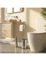 Kobos Nova Krom Çöp Kovalı Hareketli Wc Set